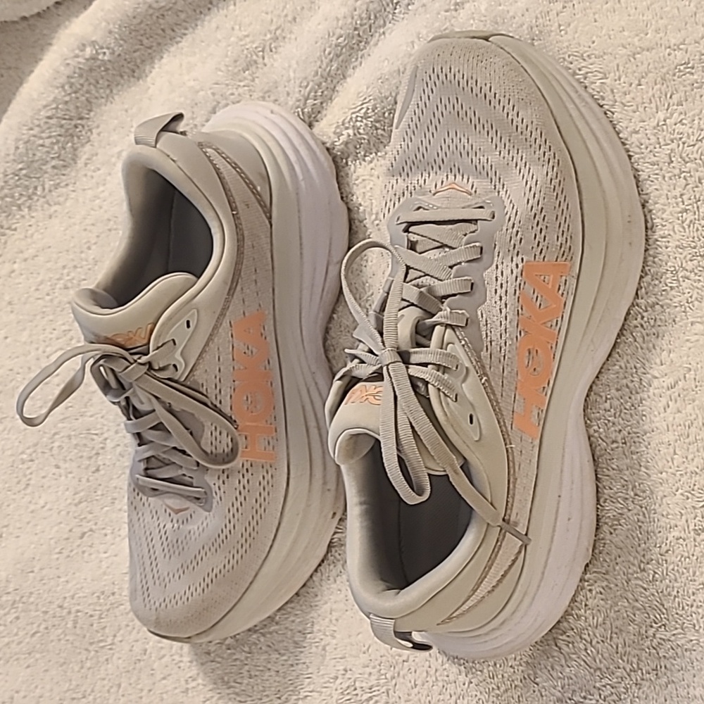 Hoka, women size 9 Bondi 8